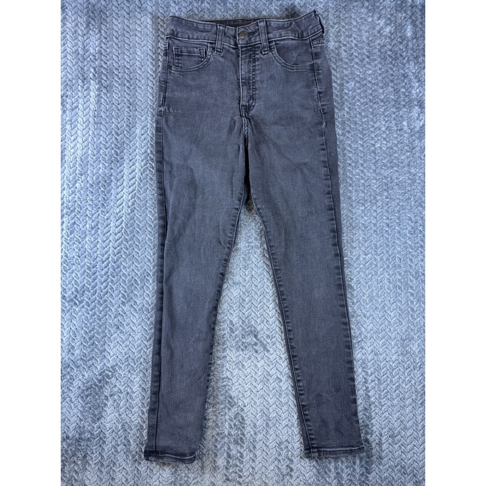Gap Universal Jegging High Rise Skinny Jeans Womens 28/6 Short Gray Denim